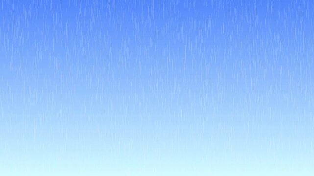激しい雨のアニメーション動画。ループ。