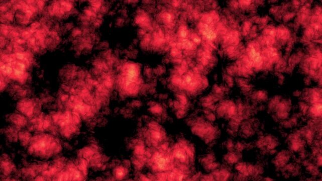 Premium Alien Cell Loop Red Organic Texture Motion Background 4K