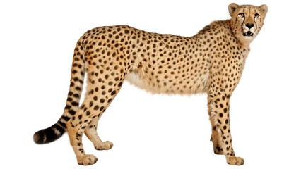 cheetah, wildlife, tiger, PNG, on Transparent background © Fai
