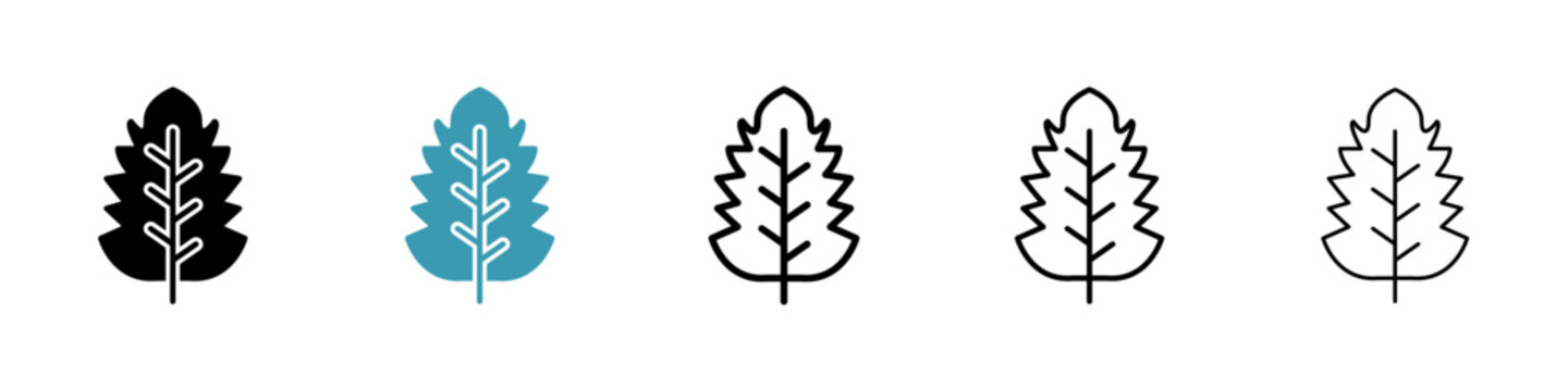 Mint icon in flat style. Basic vector symbol illustration