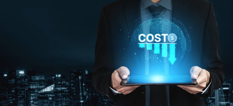 Cost reduction and cost saving through digital transformation, business cost optimization, operational cost reduction, financial saving, and resource efficiency strategies for business success. Spline