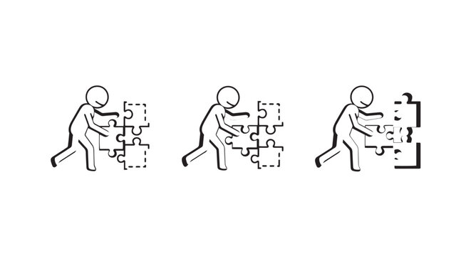 Progression of Problem Solving and Complex Puzzles Illustrated.