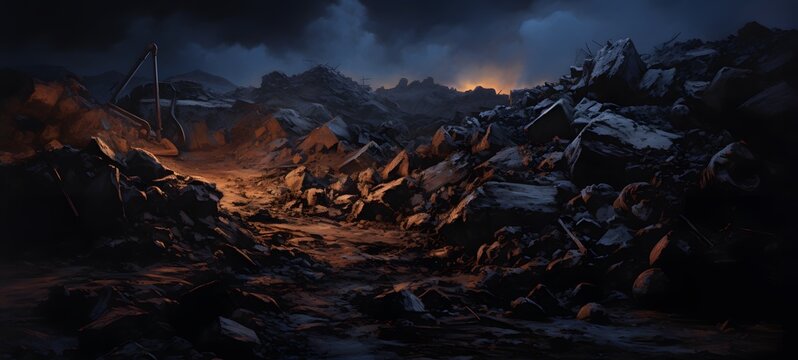 pile of mud. Generative AI