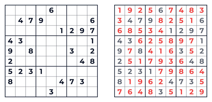Printable Hard Sudoku Game with Solution