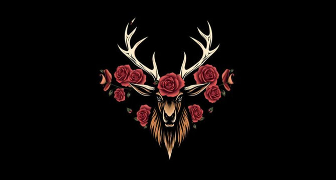 vector red heart with wings