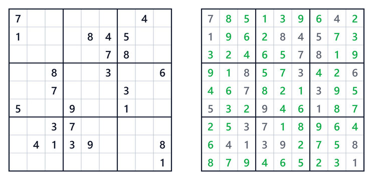 Mathematical logic puzzle - Sudoku solution page for expert level . Sudoku classics