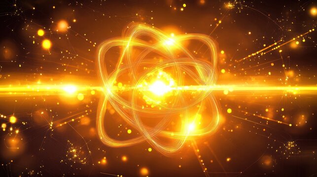 Golden atomic structure