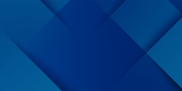Abstract blue background with glowing geometric lines. Modern blue gradient square shape design. Futuristic technology concept. Suit for brochure, corporate, website, poster, banner, cover modern