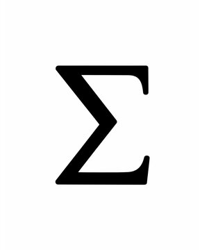 Summation Symbol | mathematical notation educational icon