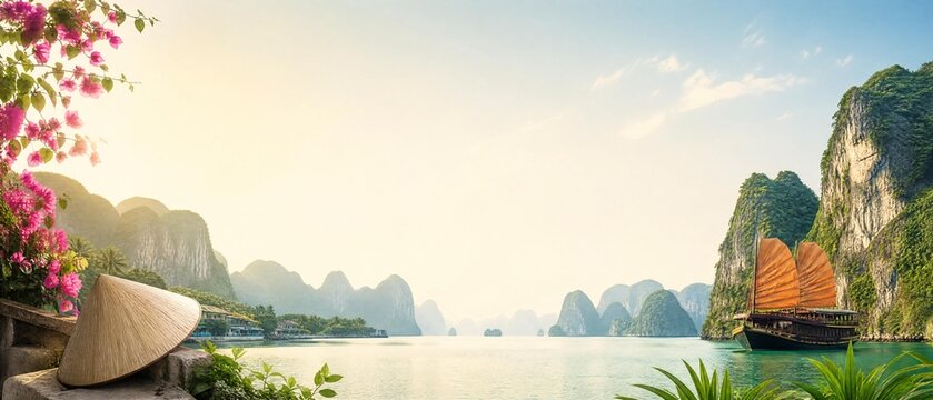 Halong bay vietnam travel destination exploring landscape