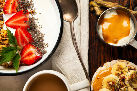 Delicious breakfast buffet.