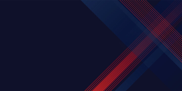 Blue red abstract presentation background with stripes lines