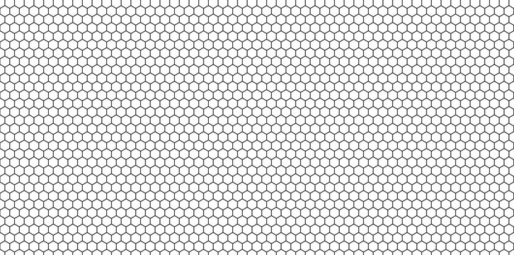 Hexagon grid pattern honeycomb tessellation design illustration