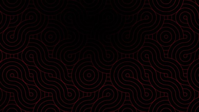 Red black geometric pattern abstract gradient animation
