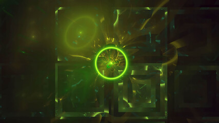 3d rendering illustration of Abstract cosmic Space nebula background © BetiBup33