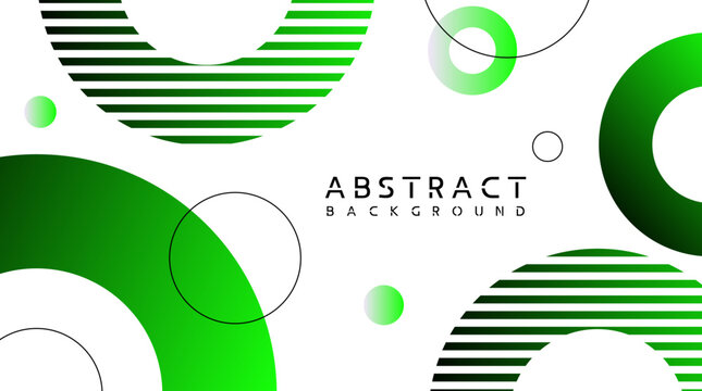 Abstract geometric background with overlapping circles and lines