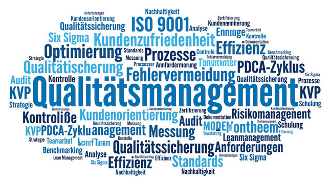 Quality Management Word Cloud German healthcare system