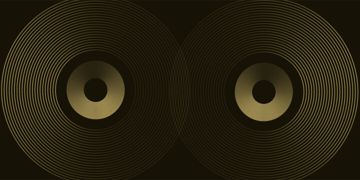 speakers on a black background