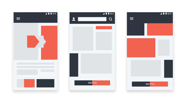 Mobile App UI Design Templates