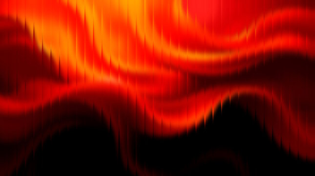Abstract fiery red and orange gradient background with black accents