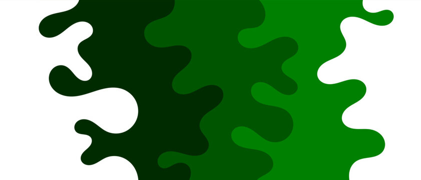 Abstract green jigsaw puzzle pattern featuring a beautiful artistic texture with light water vector design elements for a creative wallpaper decoration.