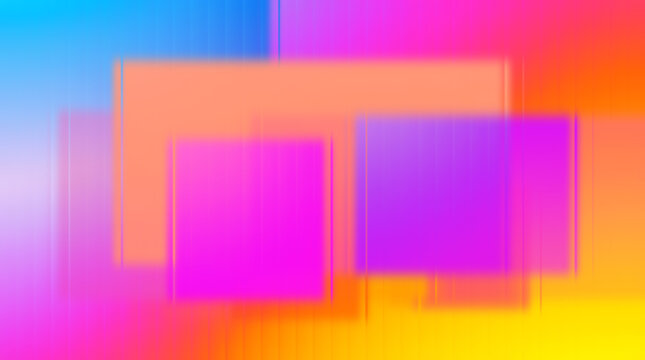 Abstract gradient background with colorful rectangles, modern design