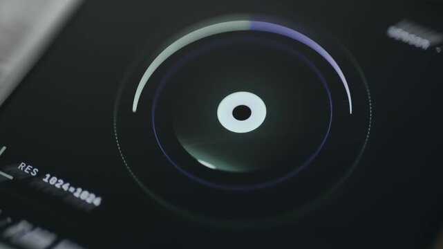 Retina scanner capturing user data for secure access