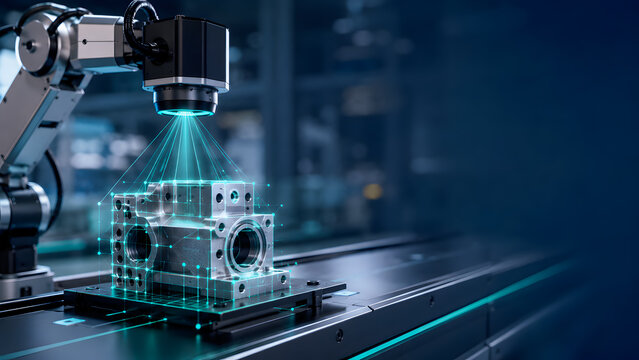 Automated Machine Vision Inspection Of Precision Metal Part