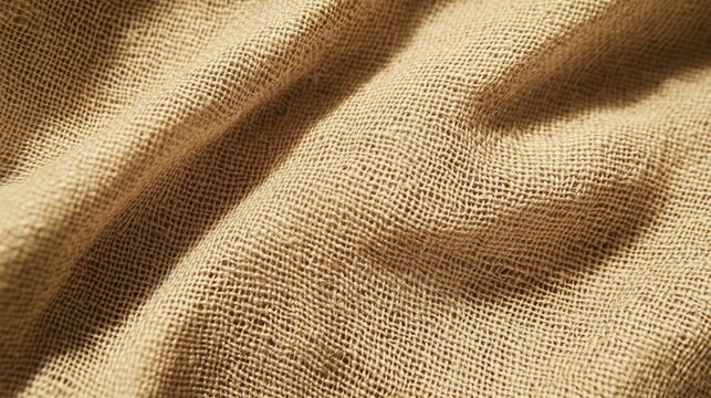 roughness. Close-up of natural linen fabric texture, highlighting organic imperfections and woven canvas details. lifestyle magazines.