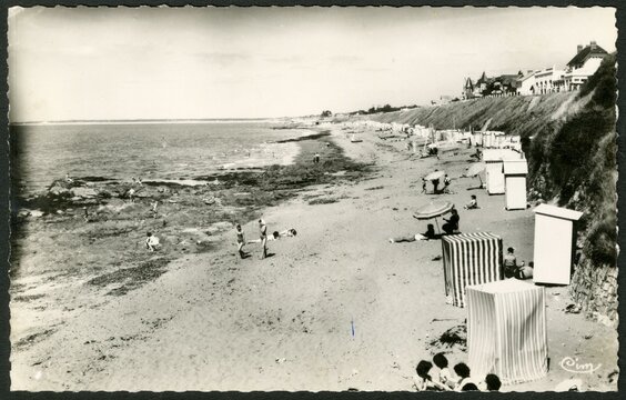 THARON PLAGE.LOIRE ATLANTIQUE.FRANCE.LA GRANDE PLAGE