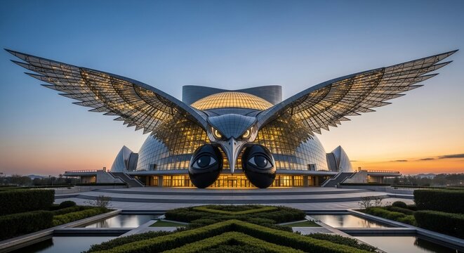 Modern building architectural design