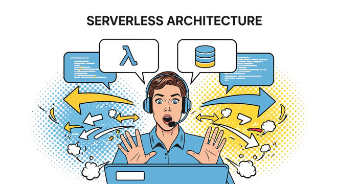 Serverless Architecture Cloud Computing Concept