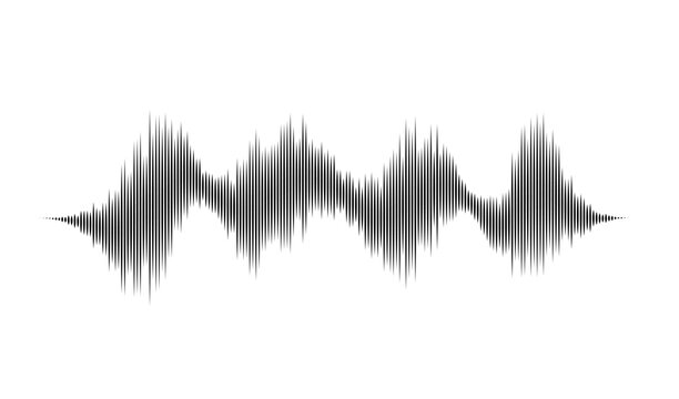 Sound noise level for wave science recording and music soundwave audio. Circle decibel glowing for rhythm background vector and equalizer abstract digital. Sound graphic line for wave voice.