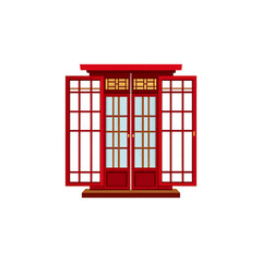 Obraz premium Window in Chinese style