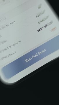 Run Full Scan option selected to check for all types of malware