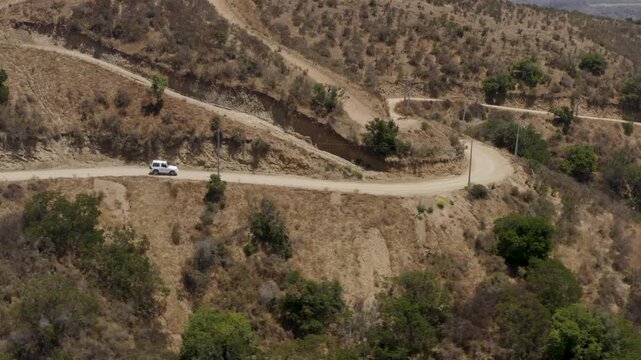 chile off road suv driving cajon del maipo mountain highway