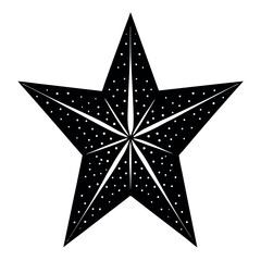 Obraz premium Christmas star template white background 