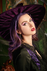 Fototapeta premium Velvet Witch Portrait