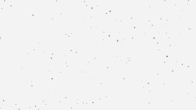 Randomly glowing dots. Bussines data and technology video effect. Shimmering glittering dust with bokeh.
Grid pattern of white dots transitioning into black space. Abstract Technology Dark Background.