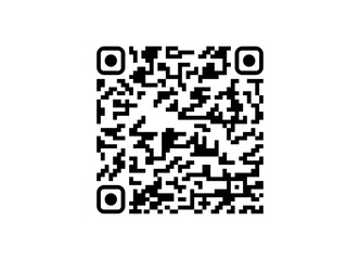 Fototapeta premium Modern QR code template black and white barcode scan symbol