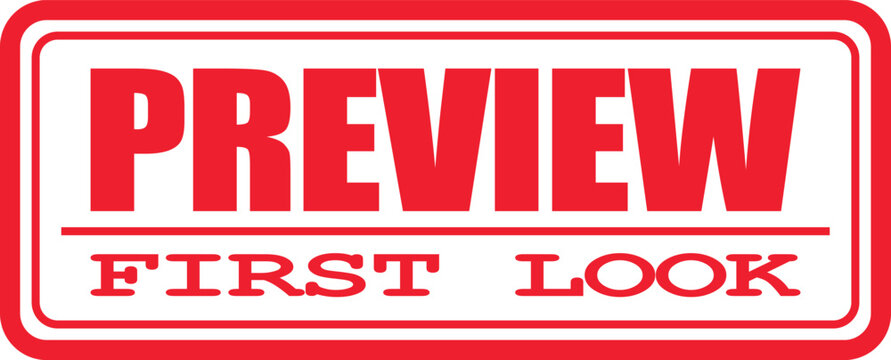 Preview of a first look at a promotional graphic design