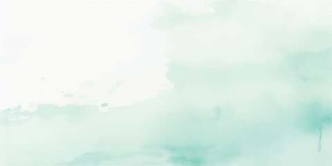 Abstract soft green watercolor background texture for modern design © The Alpha