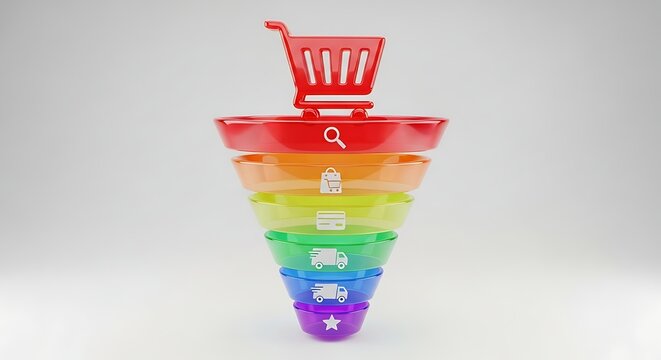 Rainbow colored stacking toy cups with shopping cart, colorful plastic stacking cups, educational toys, kids learning tools