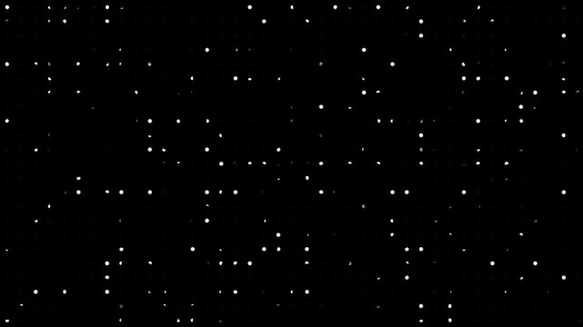 Halftone dots background animation. Abstract grayscale dot pattern background texture.
Dynamic stop motion animation with halftone dots and grunge textures. Digital dots gradient animation.