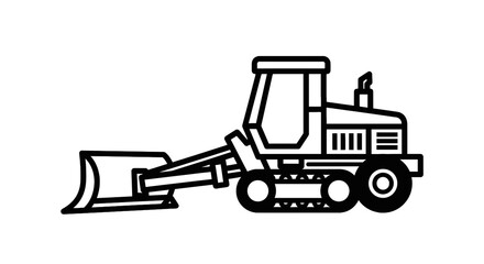 Bulldozer Construction Equipment Heavy Machinery. © Muhammad