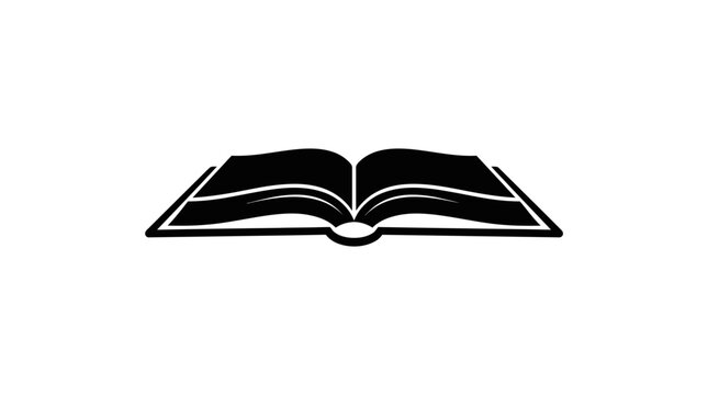 Book lies open with pages spread wide to showcase the depth of knowledge and literature within a library setting.