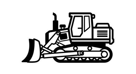 Bulldozer Construction Equipment Heavy Machinery. © Muhammad
