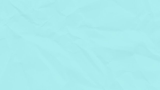 Crinkled aqua paper texture background with background crinkled crumpled wrinkled backdrop