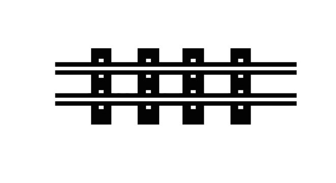 Railway Track Metal Railroad Switch.