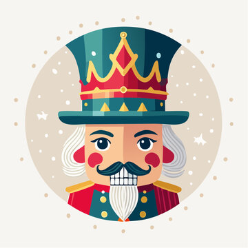 Nutcracker Soldier Character Illustration